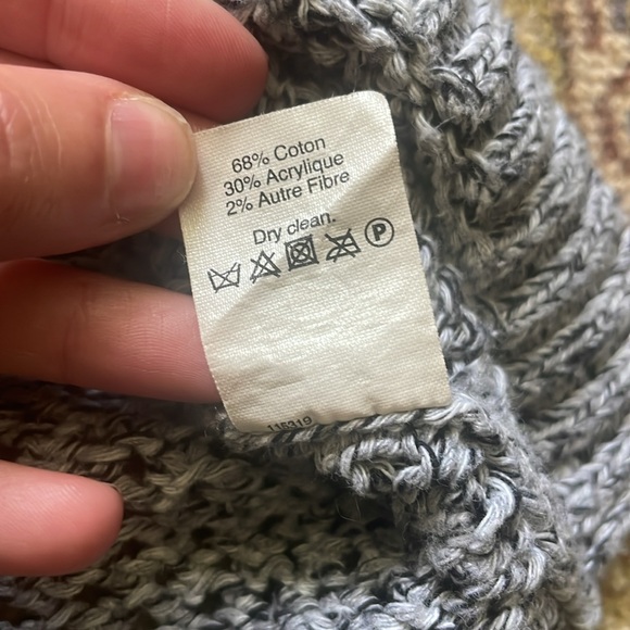 Madewell • Marled Plaza Grey Sweater - Picture 9 of 9